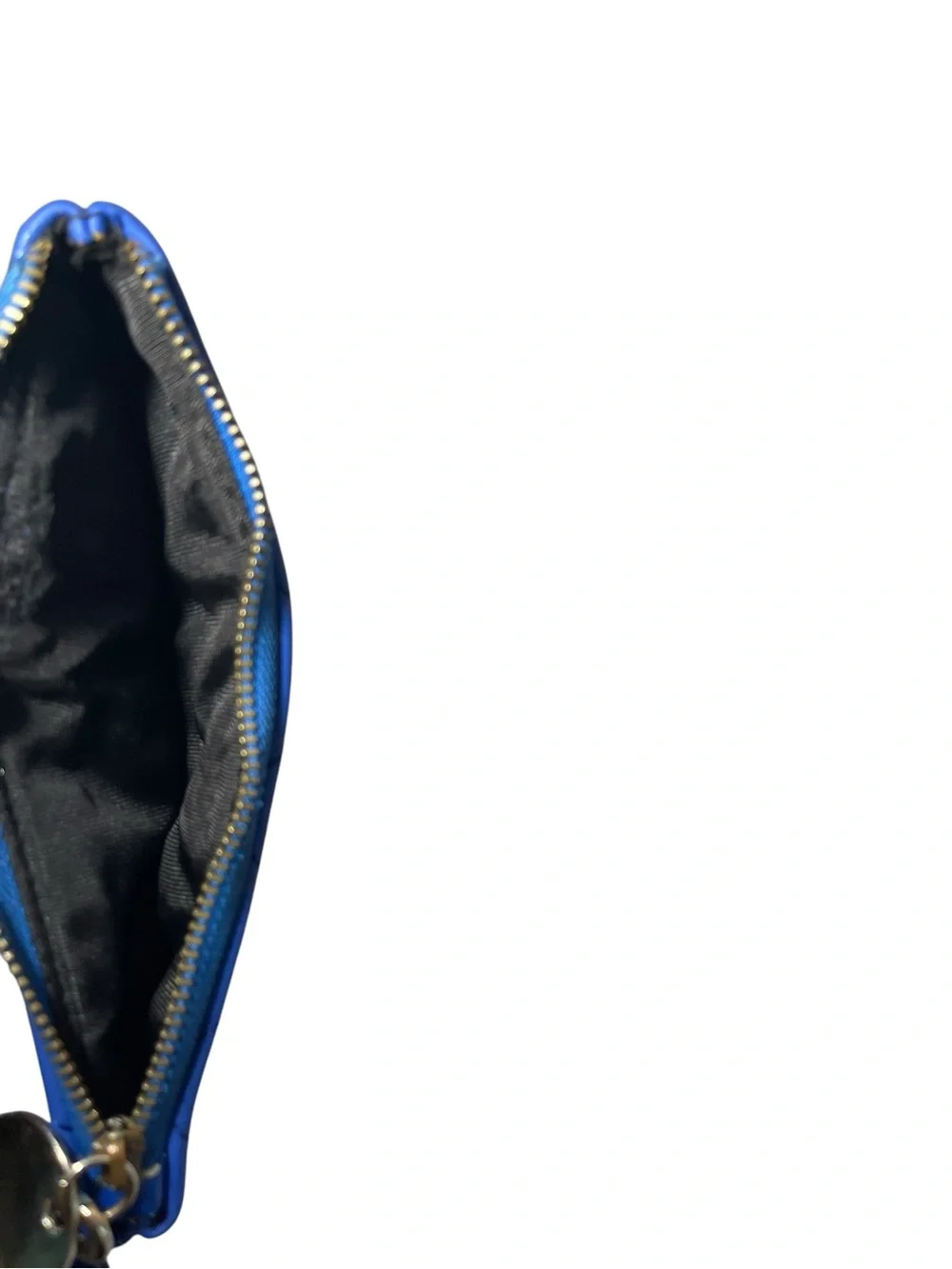 Posh Quilted Blue Phone Wristlet Case
